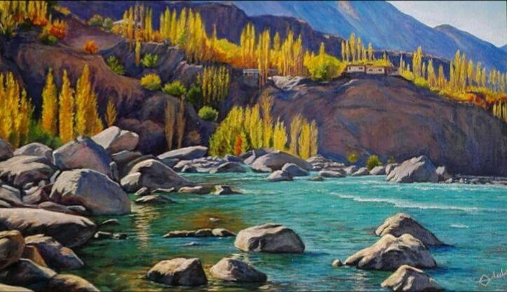 Golden Autumn- Hunza (Available)